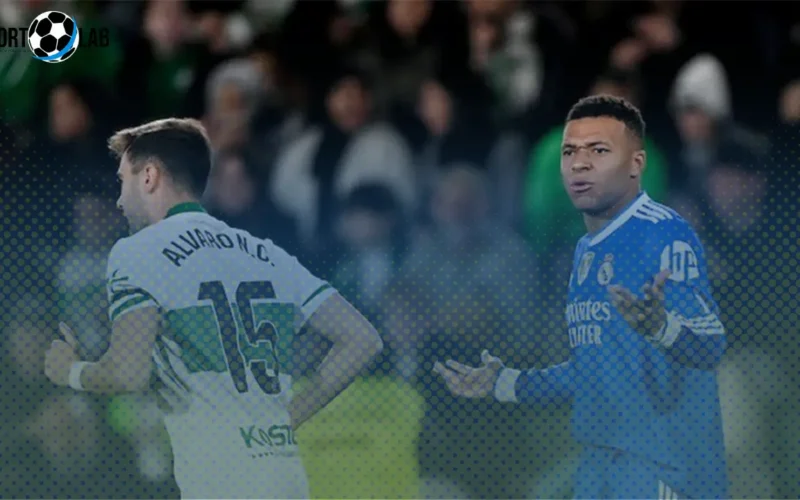 مبابي يعترض على قرارات حكم مباراة ريال مدريد وإلتشي